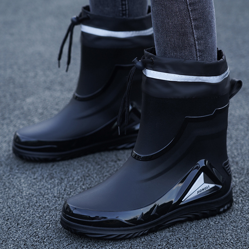 Closed Waterproof Shoes Outdoor Rubber Boots — изображение 3