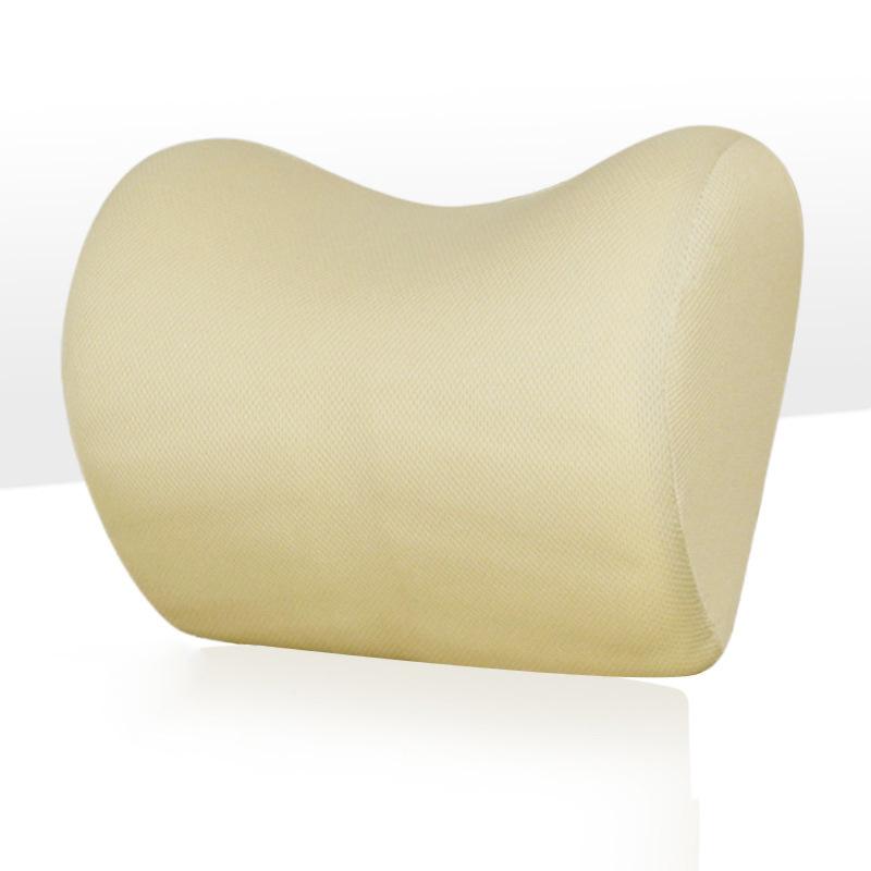Car Headrest Neck Pillow For Seat Chair In Auto Memory Foam Cushion Fabric Cover Soft Head Rest Travel Support - Image 2