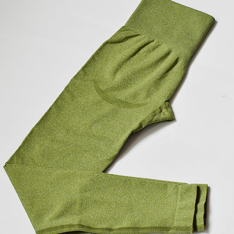 Elastic tight yoga pants high waist hip fitness pants — изображение 9