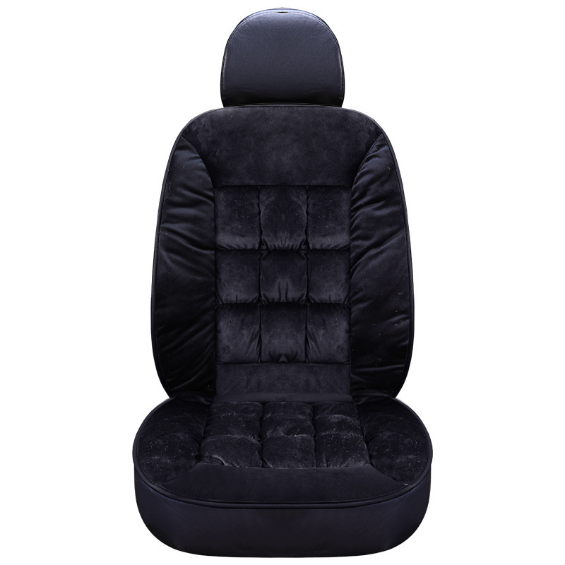 Car Seat Cushion Autumn and Winter New Thick Short Plush Cushion Single Seat Mat Pad Warm Seat Cover – Bild 2