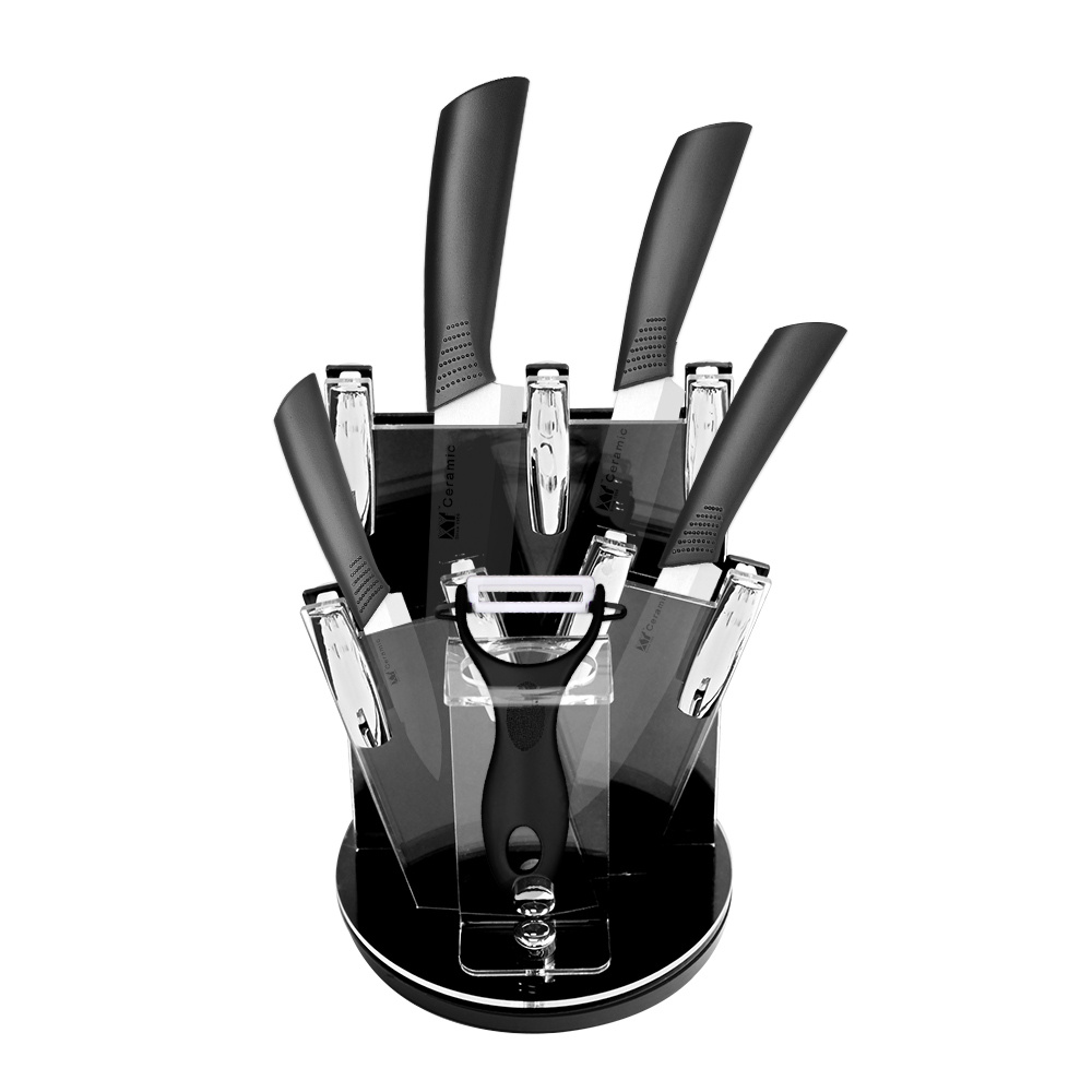 Ceramic knife set black blade ceramic knife — изображение 2