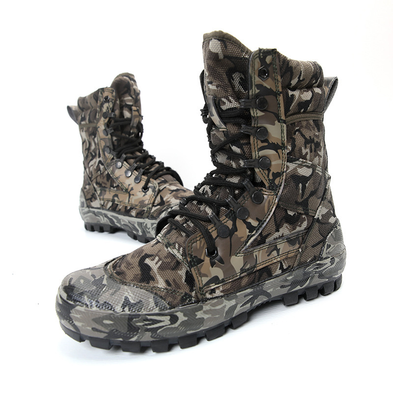 Super High Top Men's Outdoor Sports And Boots High Waist Rubber Shoes - Image 4