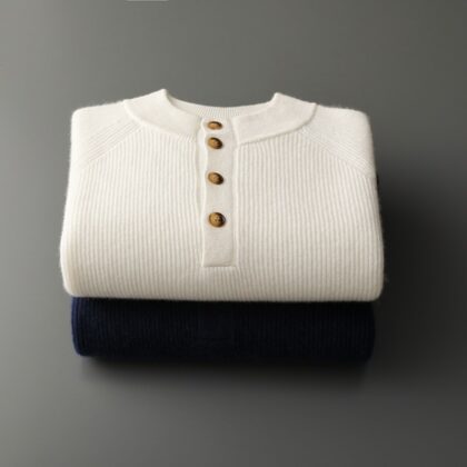 Autumn And Winter New Semi-high Neck Cashmere Sweater
