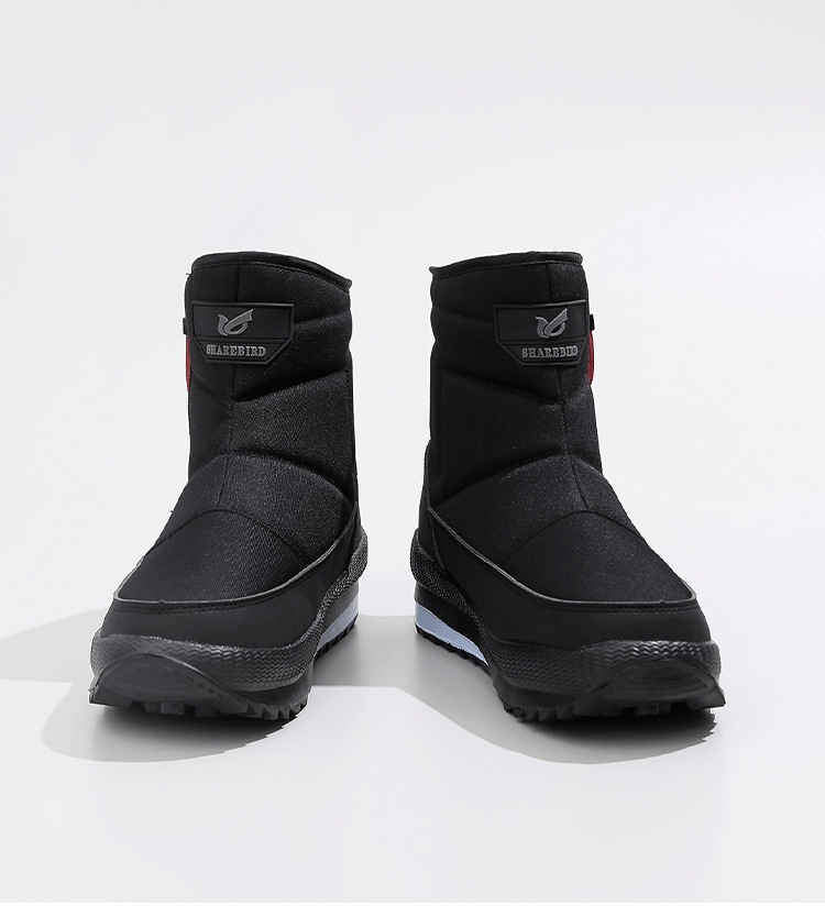 Thickened Fleece-lined Warm Elderly Short Non-slip Big Cotton Shoes - Image 3