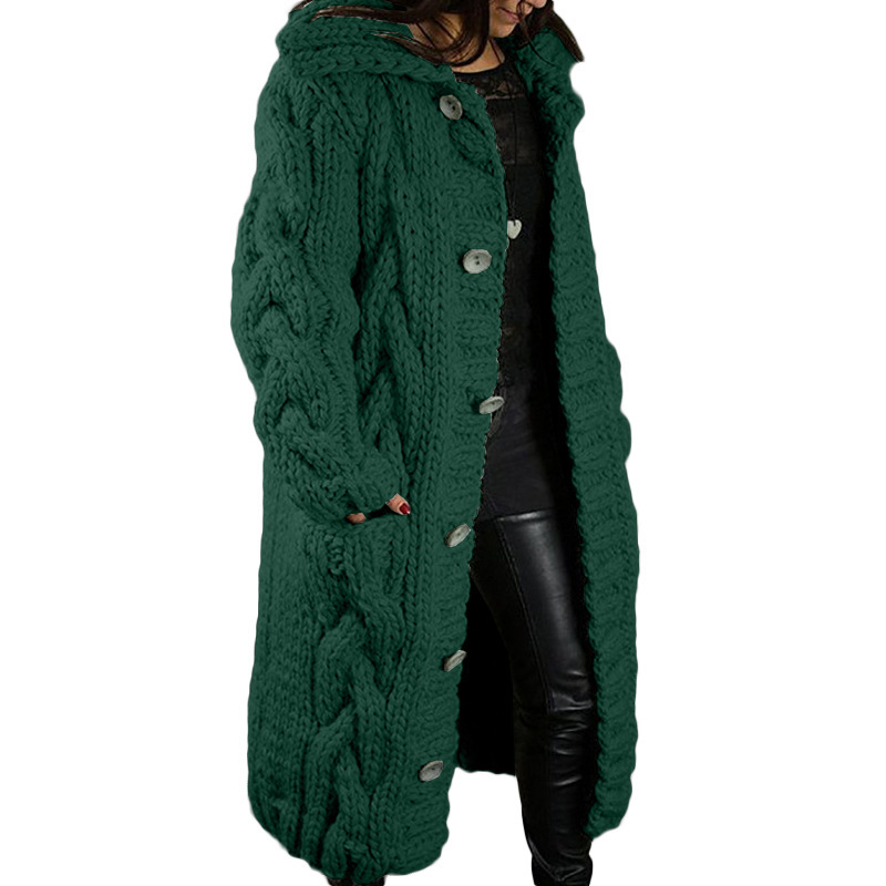 Women's Cardigan Plus Size Sweater Coat - Image 9