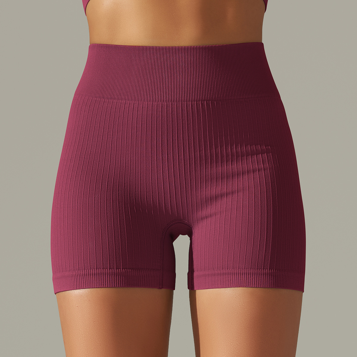 Seamless Thread Knitted Yoga Pants High Waist Hip Lift - Image 6