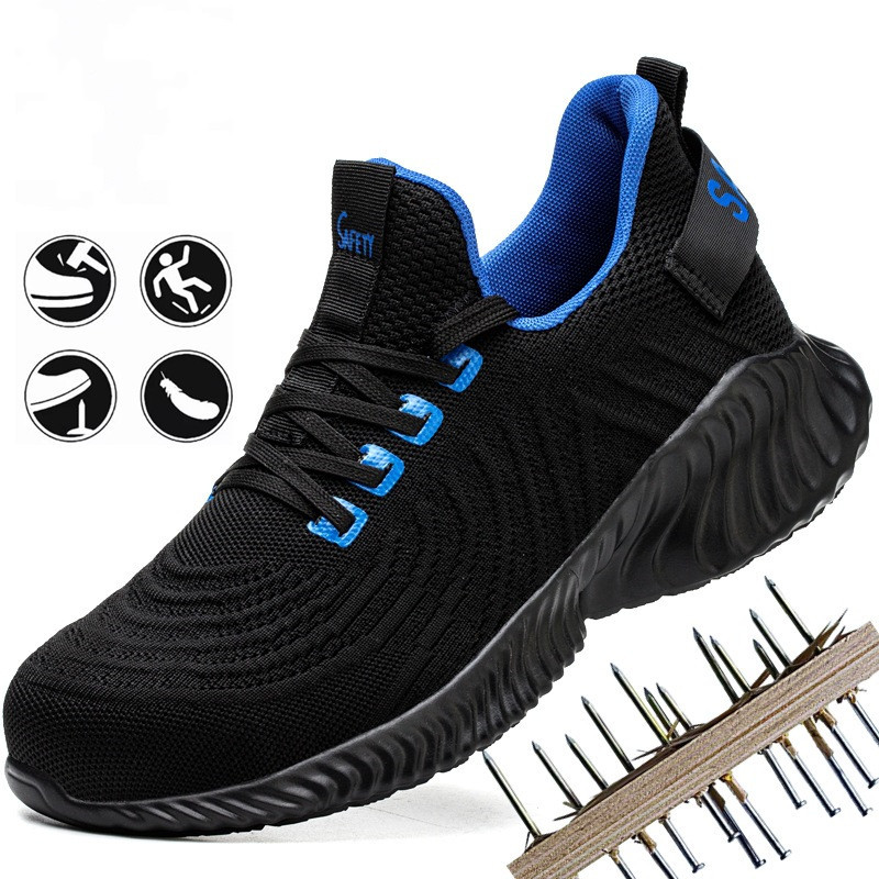 Four Seasons Anti-smashing And Anti-penetration Steel Toe Cap Work Shoes Breathable Comfortable And Safe — изображение 7