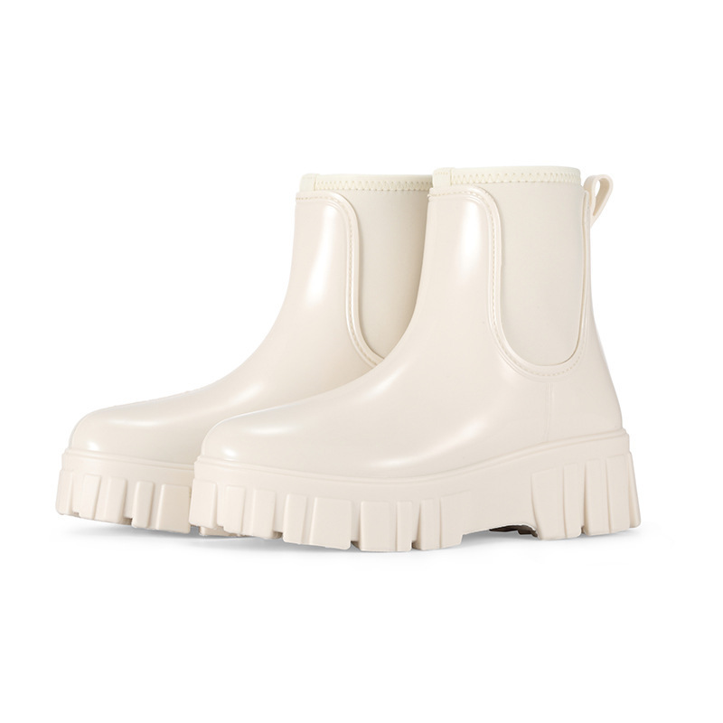 Height Increasing Waterproof Non-slip Low Tube Rain Boots - Image 6