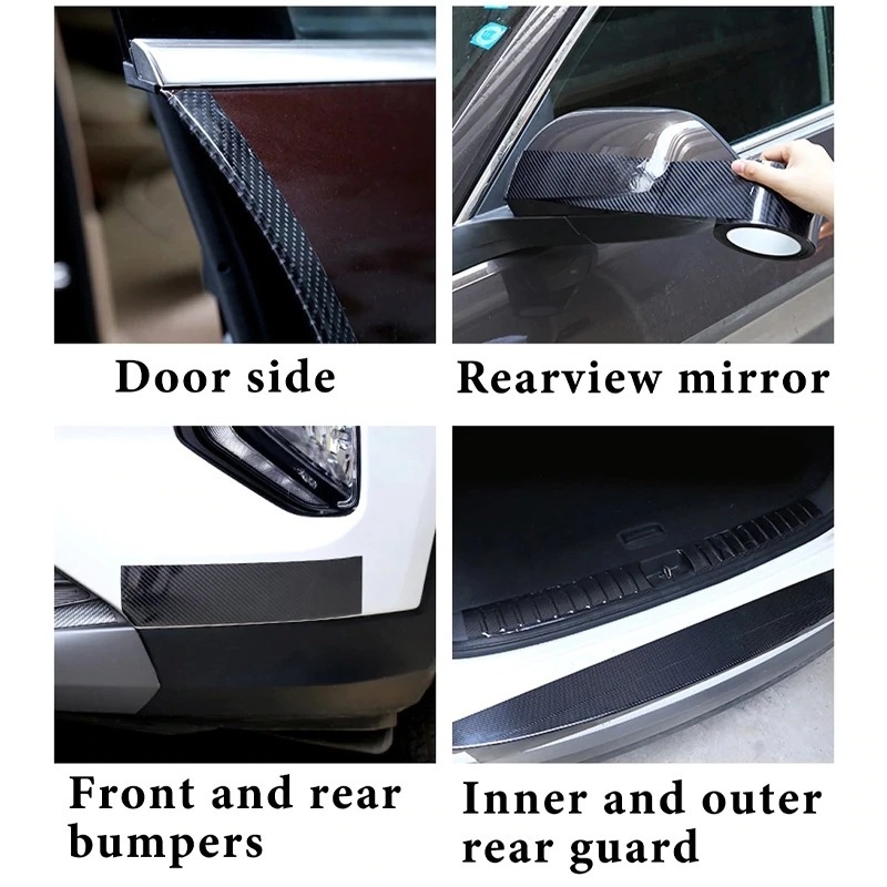 Car Door Anti-collision Strip Carbon Fiber Tape - Image 5