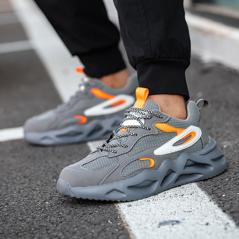 Breathable Mesh Lightweight Steel Toe Cap Safety Shoes - Image 3