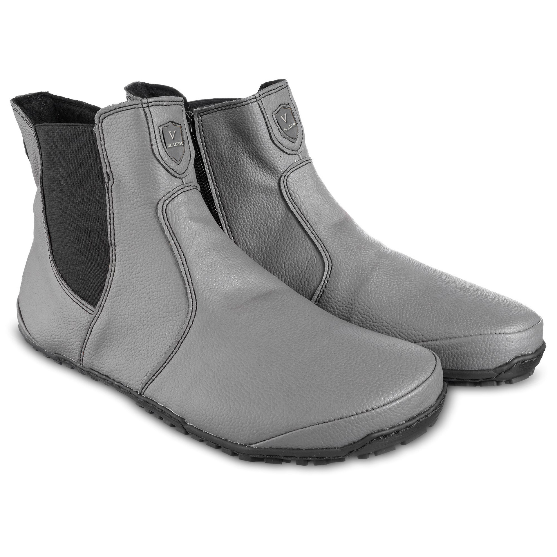 Fashion Men And Women Wear Round Toe Color-blocking Single Boots - Image 7