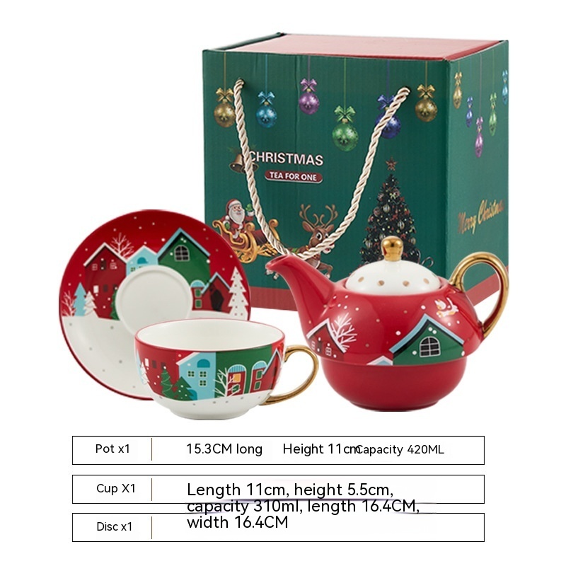 Ins Christmas Ceramic Cup Dish Kitchen Gadgets - Image 6