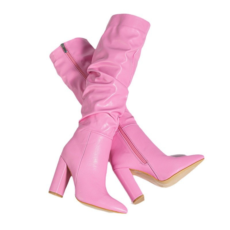 Pointed Long Women's High Heels – Bild 5