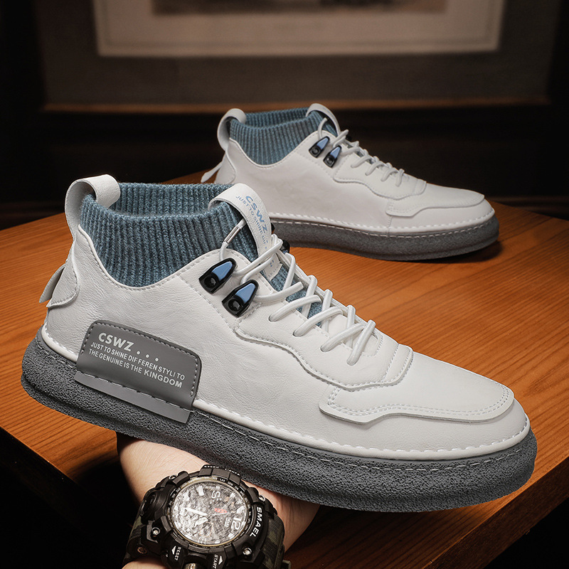 Men's Fashion Casual High-top Sports Safety Shoes - Image 5