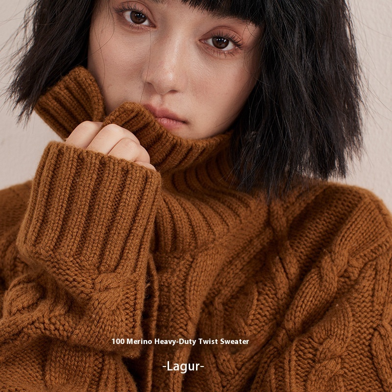 Heavy Industry Sweater Thickening Cardigan Idle Style Soft Glutinous Coat – Bild 3