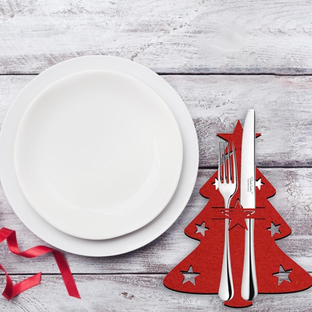 4-piece Christmas tree cutlery set — изображение 3