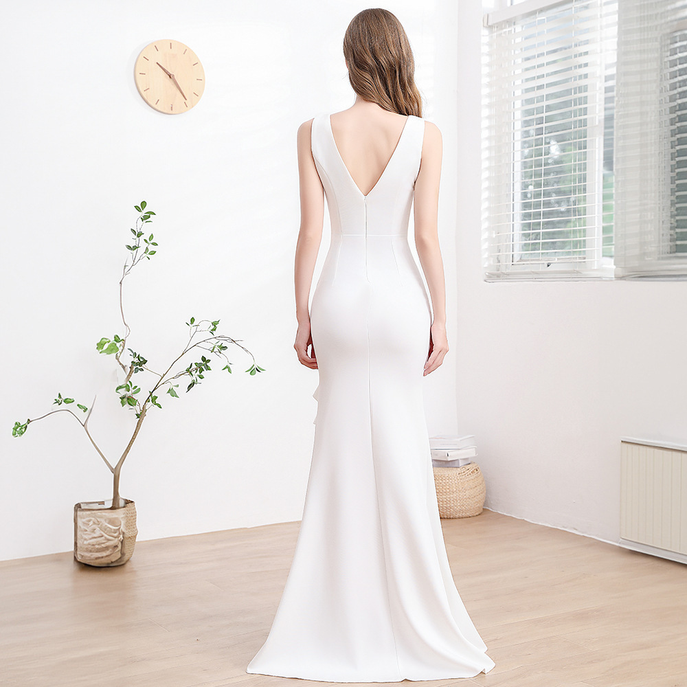 Evening Gown For Women High-end Elegant Simple And Light Luxury — изображение 5