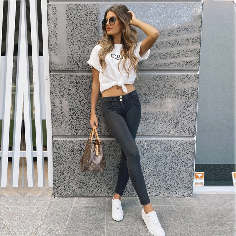 Nude Yoga Pants Cowgirl Peach Buttocks — изображение 7