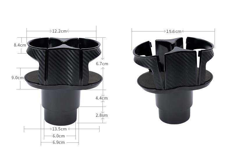 In-car seat water cup holder car multi-function double cup water cup drink holder - Image 4