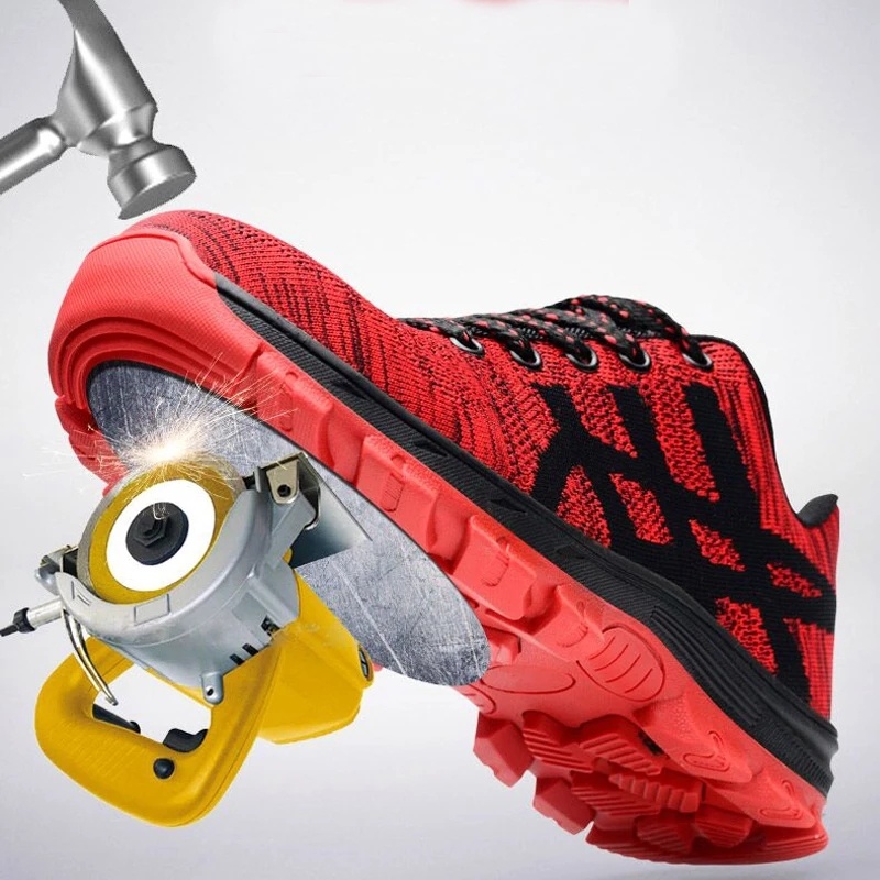 Safety Work Shoes Indestructible Steel Toe Anti-puncture Sneakers - Image 4