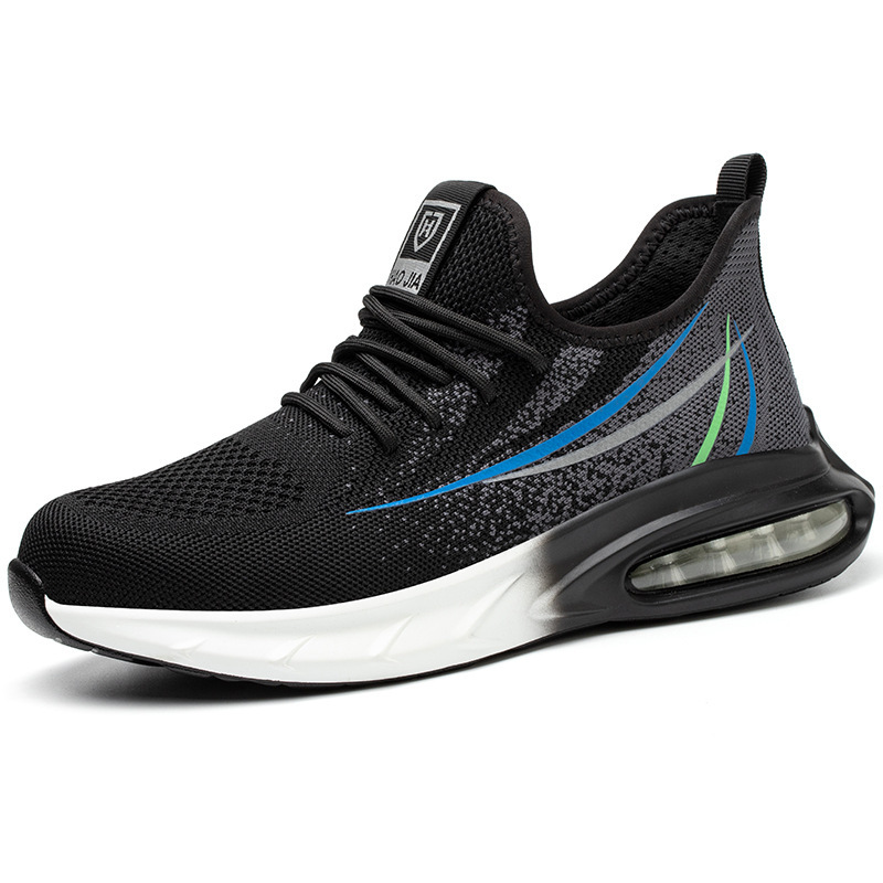 Construction Site Fly-woven Mesh Light Safety Protective Shoes – Bild 5