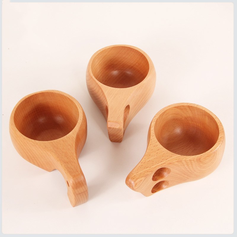 Beech Cup Coffee Cup Finland Kuksa Wooden Cup — изображение 4