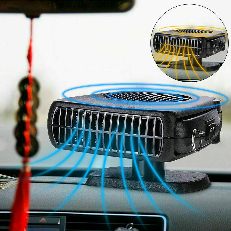 Portable Auto Car Heater Fan Air Cooler Windscreen Demister Defroster Heating Fan - Image 2