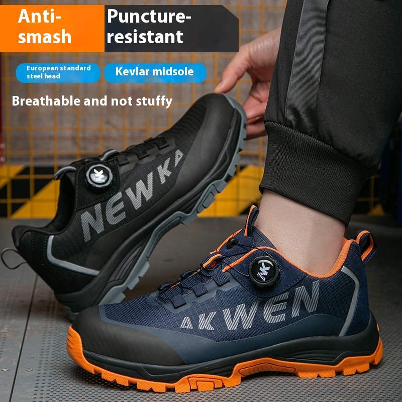 Men's Safety Shoes Anti-smashing And Anti-penetration Non-slip - Image 3
