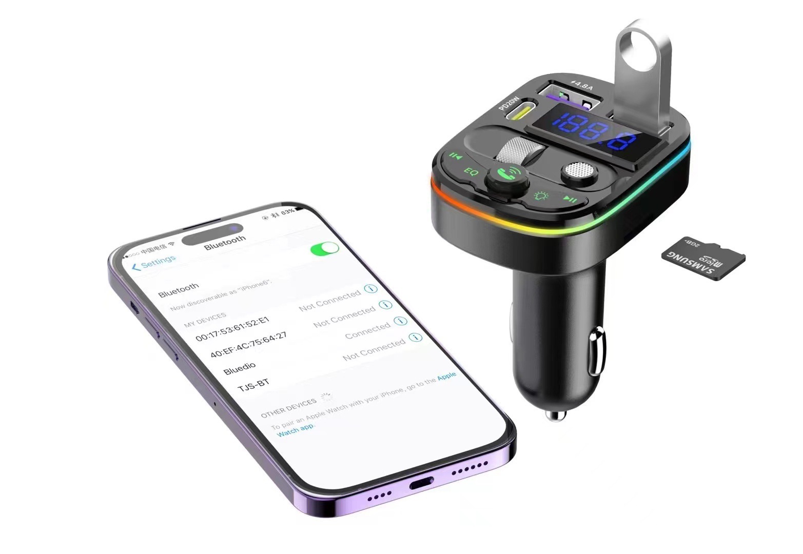 On Board Bluetooth Receiver Mp3 Playback Multi-function - Image 4