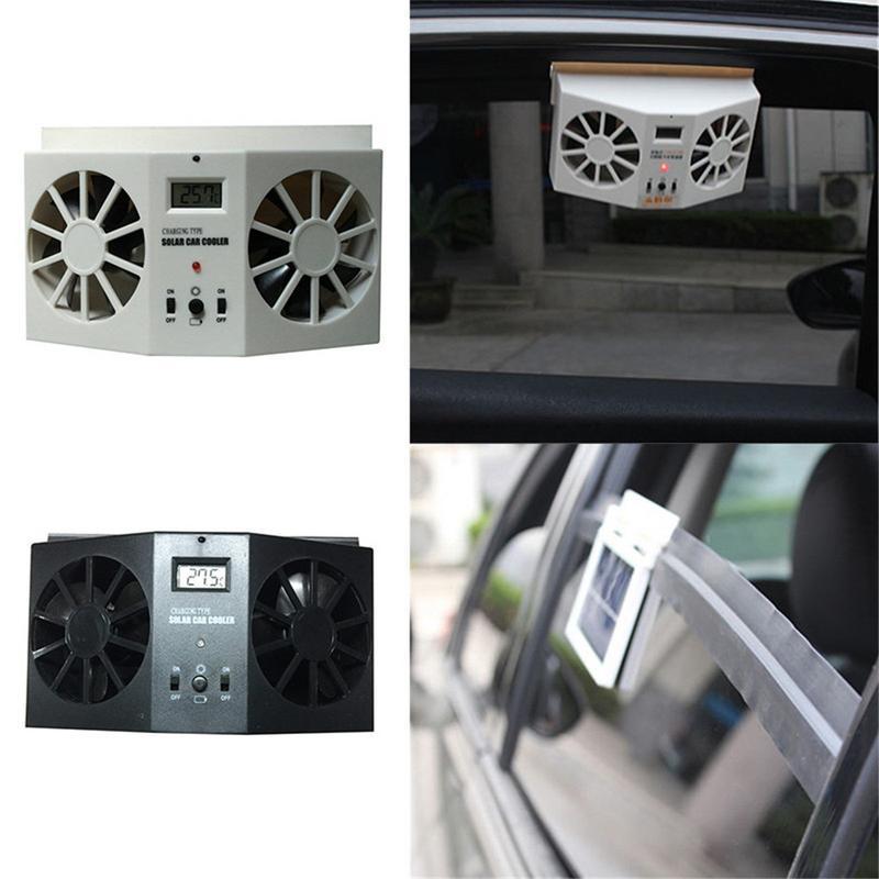 2W Car Solar Exhaust Fan Solar Car Exhaust Fan Car With Solar Cooling Artifact - Image 5