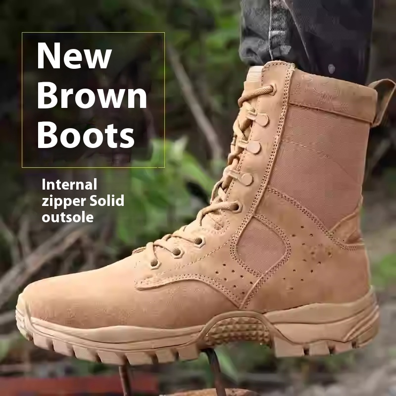 Brown Outdoor Snow Boots Cold Weather Boots - Image 8