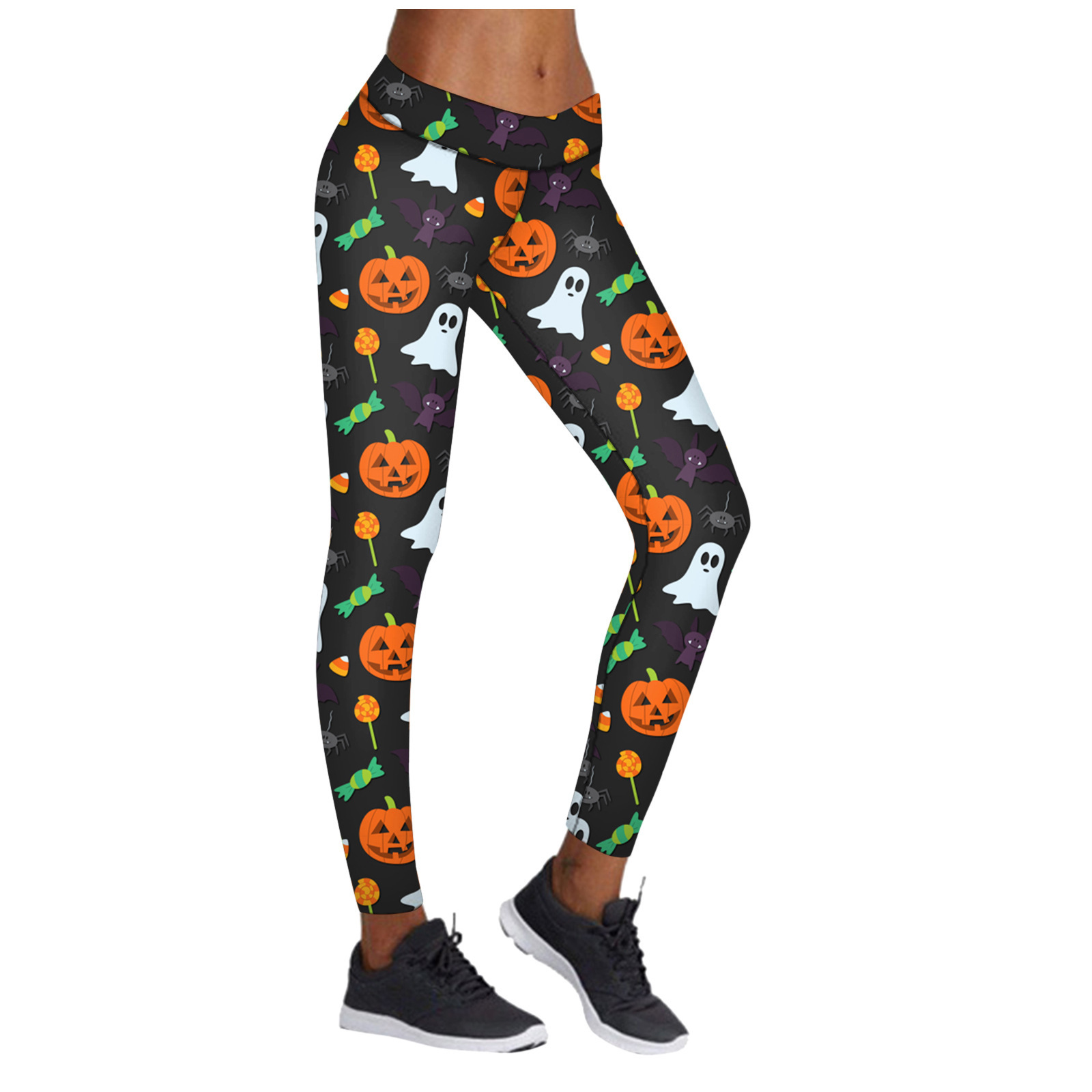 Printed Leggings Halloween Sports Yoga Pants High Stretch Pencil Pants — изображение 8
