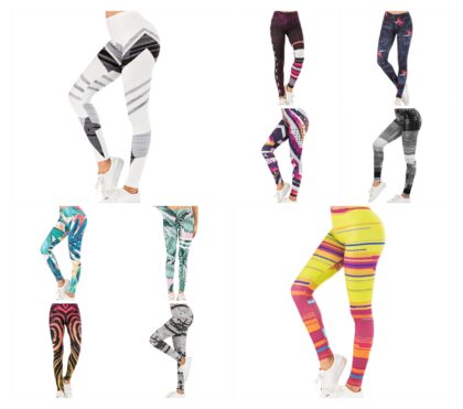 Printed yoga pants outdoor sports leggings