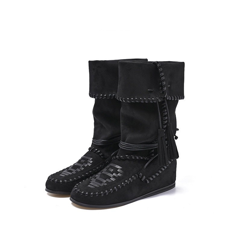 Slimming Sense Of Relaxation Western Cowboy Boot - Image 7