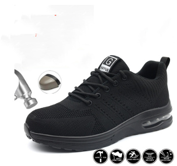 Comfortable Breathable Fly Woven Anti Slip Hiking Safety Shoes – Bild 7