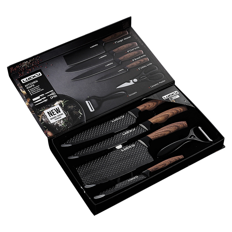 Household Knives Set Kitchen Combination Kitchenware — изображение 9
