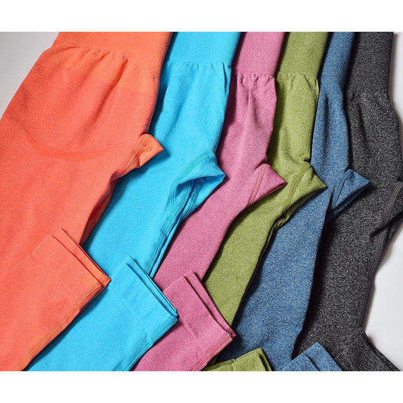 Elastic tight yoga pants high waist hip fitness pants — изображение 7