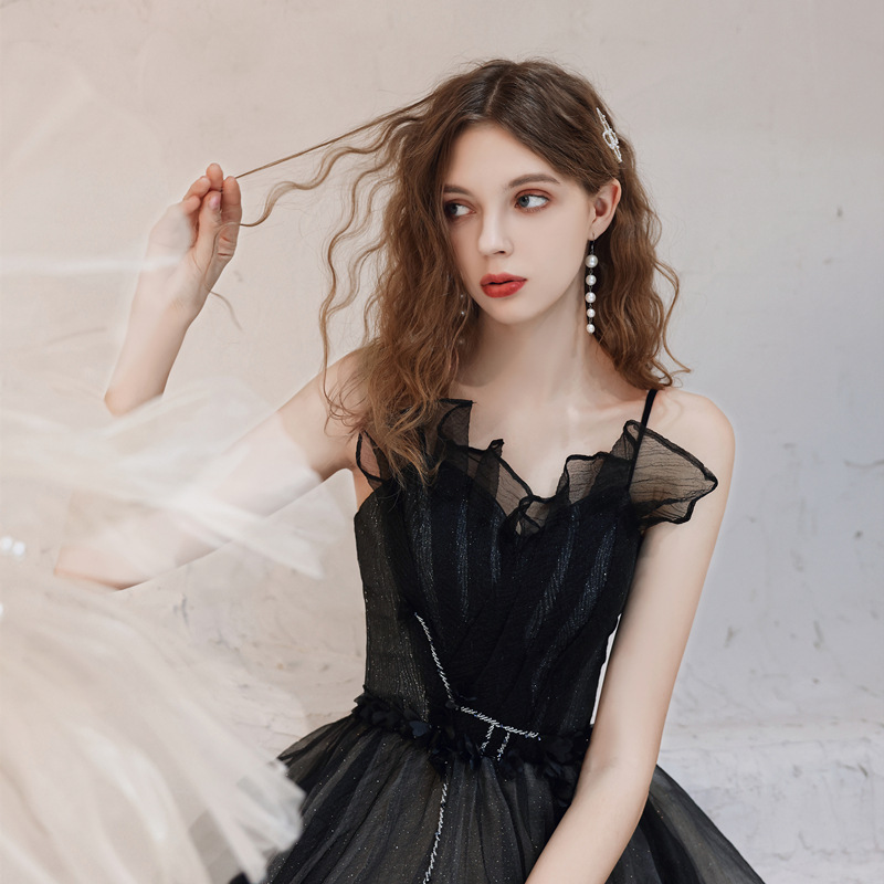 Small People Show Thin Student Art Test Temperament Socialite Banquet Dress – Bild 4