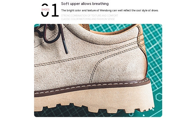 National Fashion Youth All-matching Comfortable Platform Round Head Outdoors Commute Work Shoes — изображение 7