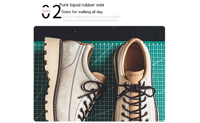 National Fashion Youth All-matching Comfortable Platform Round Head Outdoors Commute Work Shoes — изображение 8