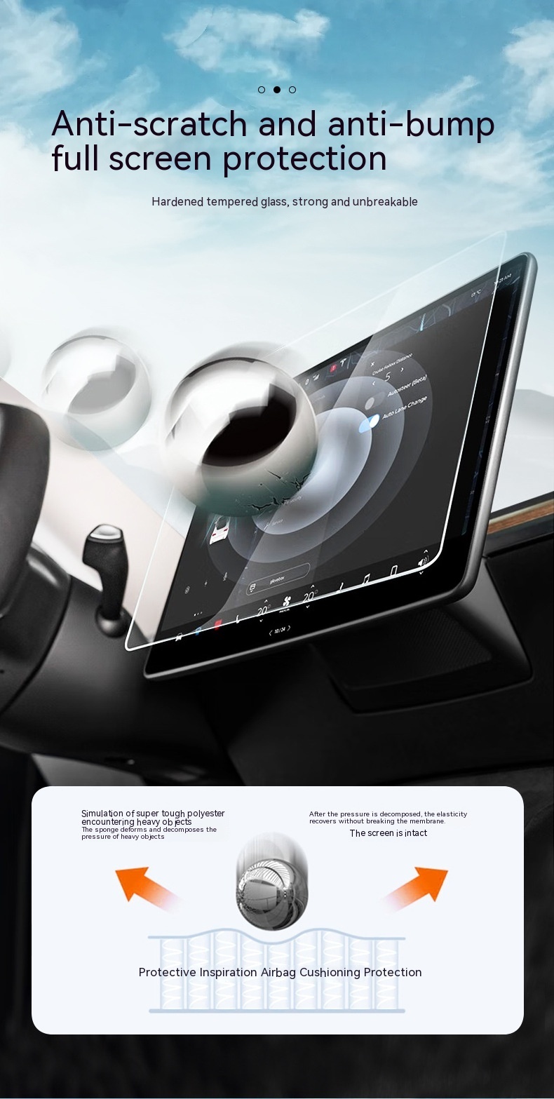 Huanxin Version 2024 Navigation Central Control Tempered Film - Image 9