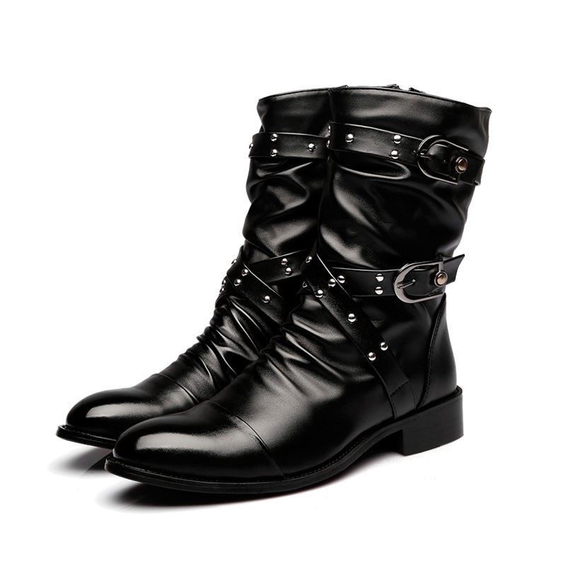 Men's Pointed Toe Within Wellingtons - Image 10