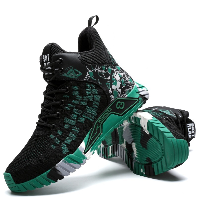 Flyknit Breathable Safety Shoes Lightweight Steel Toe Cap Anti-piercing Protective - Image 4