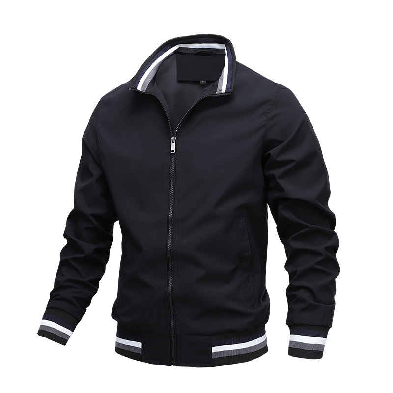 Sports Solid Color Jacket Men's - Image 7