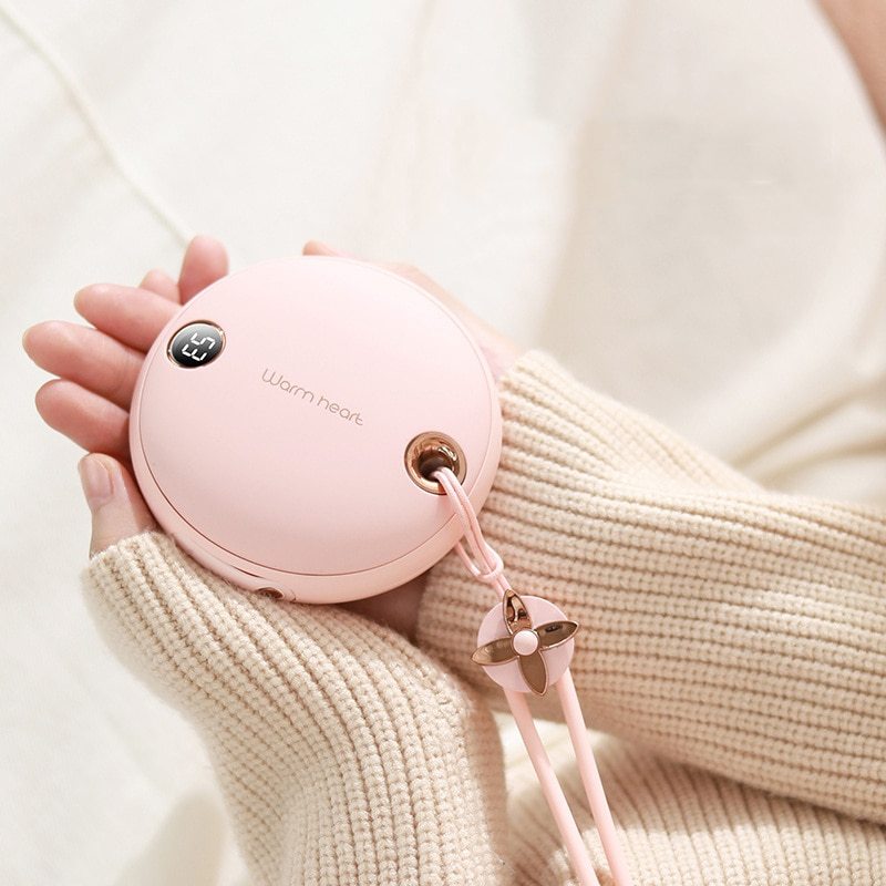 Compatible With , Hand Warmer Heater Poverbank 5000mAh Powerbank Portable Charger For Samsung11 X Xiaomi Power Bank With Digital Display — изображение 3