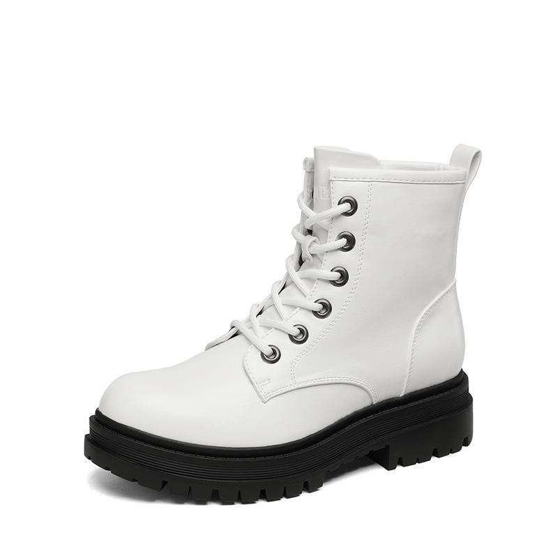 Women's Flat Lace Up Booties – Bild 9