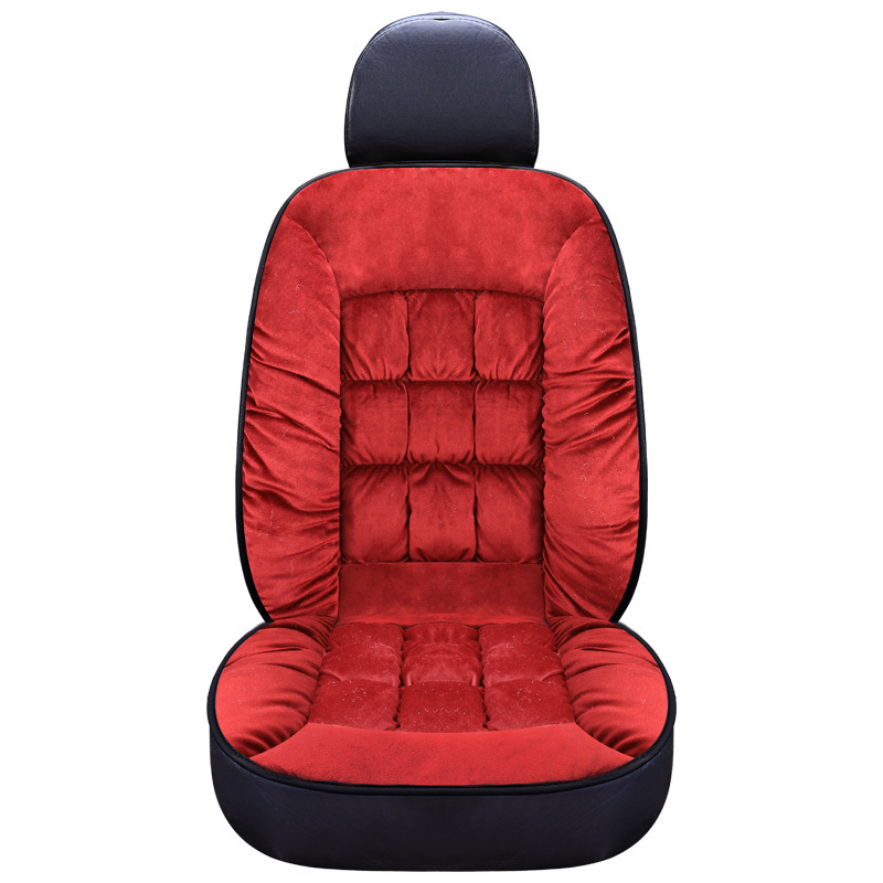 Car Seat Cushion Autumn and Winter New Thick Short Plush Cushion Single Seat Mat Pad Warm Seat Cover – Bild 6