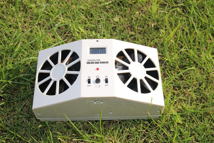 2W Car Solar Exhaust Fan Solar Car Exhaust Fan Car With Solar Cooling Artifact - Image 4