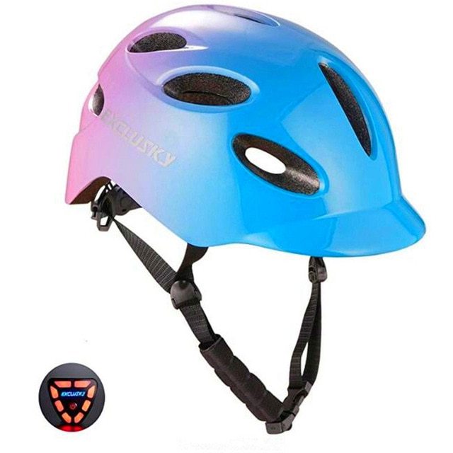 Electric Led Cycling Helmet With Tail Light