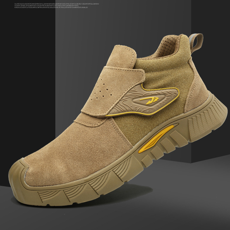 High-top Electric Welding Shoes Four Seasons Anti-smashing And Anti-penetration Work Shoes — изображение 4